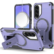 For Samsung Galaxy A36 / A56 Sturdy Bracket Kickstand Magnetic Hybrid - Blue